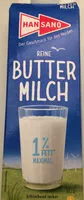 Mängden socker i Reine Buttermilch