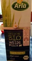 Mängden socker i Weidemilch (Vollmilch), frisch, 3,8% (Bio)