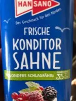 Mängden socker i Frische Konditorsahne