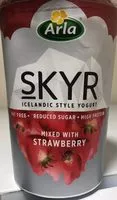 Mängden socker i Skyr Icelandic Style Strawberry Yogurt