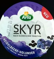 Mängden socker i Skyr Heidelbeere-Holunder