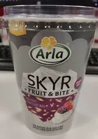 Mängden socker i Skyr fruits des bois