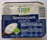 Mängden socker i Speisequark