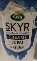 Mängden socker i Skyr creamy Natural