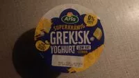 Mängden socker i Grekisk Yoghurt Citron