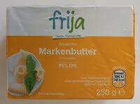 Mängden socker i frija Deutsche Markenbutter mildgesäuert