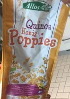 Mängden socker i Quinoa honig poppies
