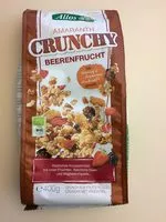 Mängden socker i Crunch beerenfrucht - Muesli croustillant aux fruits rouges et à l'amarante