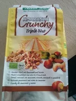 Mängden socker i Amaranth crunchy triple nut