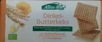 Mängden socker i Dinkel-Butterkeks