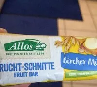 Mängden socker i Fruchtschnitte Nircher Müesli