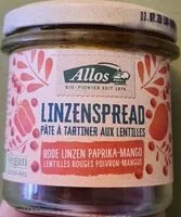 Mängden socker i Pâte à tartiner aux lentilles paprika-mango