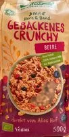 Mängden socker i Gebackenes Crunchy Beere