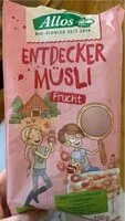 Mängden socker i Entdecker Müsli