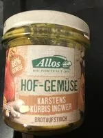 Mängden socker i Hof Gemüse - Kürbis Ingwer