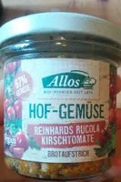 Mängden socker i Hof-Gemüse Reinhards Rucola Kirschtomate