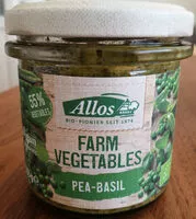 Mängden socker i Pâte à Tartiner Petits Pois & Basilic Bio - 135G - Allos