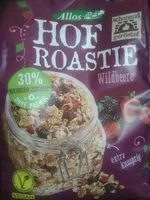 Mängden socker i Hof granola Beere