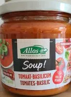 Mängden socker i Soup tomates - Basilic
