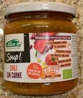 Mängden socker i Soup ! Chili sin carne