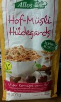 Mängden socker i Hildegard Dinkel-Müsli mit Amaranth