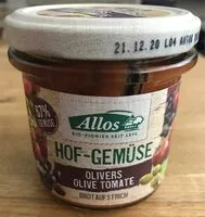 Mängden socker i Hof-Gemüse olive tomate