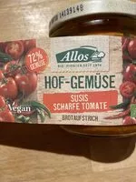Mängden socker i Hof-Gemüse Susis scharfe Tomate