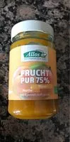 Mängden socker i Frucht Pur 75% Marille + Mango