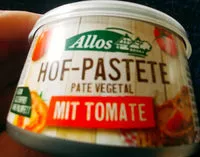 Mängden socker i Hof Pastete mit Tomate