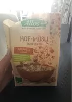 Mängden socker i Hof müsli