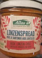 Mängden socker i Pâte à tartiner aux lentilles