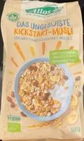 Mängden socker i Kickstart-Müsli ungesüßt