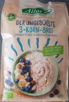 Mängden socker i Der ungesüßte 3-Korn-Brei