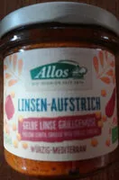 Mängden socker i Linsen-Aufstrich Gelbe Linsen Grillgemüse