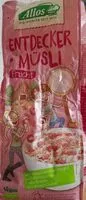 Mängden socker i Entdecker Müsli Frucht