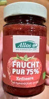 Mängden socker i Erdbeere Fruchtaufstrich