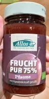 Mängden socker i Frucht Pur Pflaume