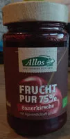 Mängden socker i Frucht Pur 75% Sauerkirsche