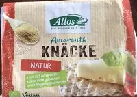 Mängden socker i Amaranth Knacke Natur