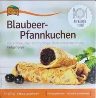 Mängden socker i Blaubeerpfannkuchen