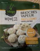 Mängden socker i Brioches vapeur poulet & légumes