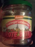 Mängden socker i Thüringer Landgarten