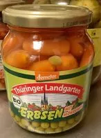 Mängden socker i Erbsen mit Möhren