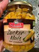 Mängden socker i Zuckermais