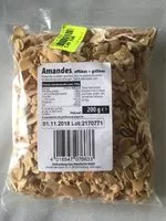 Mängden socker i Amandes effilées et grillées
