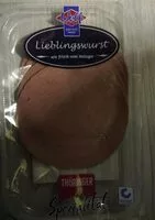 Mängden socker i Leberkäse Thüringer Art