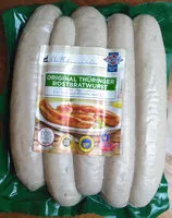 Mängden socker i Thüringer Rostbratwurst