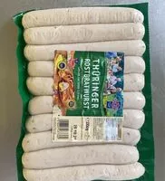 Mängden socker i Thüringer rostbratwurst