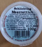 Mängden socker i Meerrettich