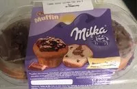 Mängden socker i Muffin au coeur fondant tendrement glace avec du chocolat Milka